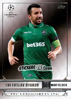 Cromo Svetoslav Dyakov - UEFA Champions League Showcase 2016-2017 n. 123 - Topps