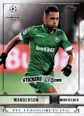 Sticker Wanderson - UEFA Champions League Showcase 2016-2017 n. 124 - Topps