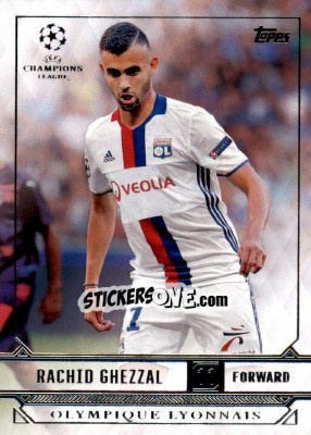 Sticker Rachid Ghezzal - UEFA Champions League Showcase 2016-2017 n. 136 - Topps