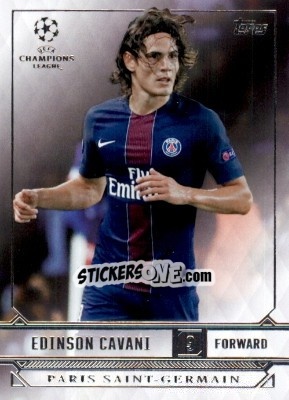 Cromo Edinson Cavani - UEFA Champions League Showcase 2016-2017 - Topps