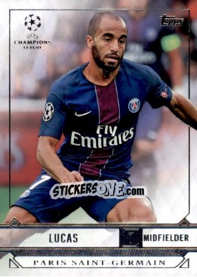Sticker Lucas Moura - UEFA Champions League Showcase 2016-2017 - Topps