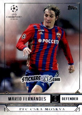 Sticker Mario Fernandes - UEFA Champions League Showcase 2016-2017 n. 147 - Topps