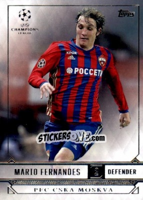 Sticker Mario Fernandes - UEFA Champions League Showcase 2016-2017 - Topps