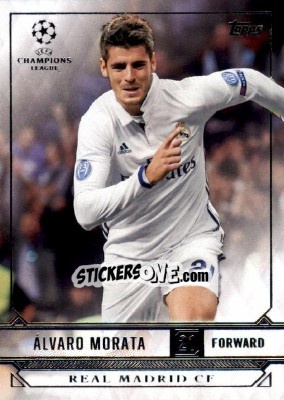 Cromo Alvaro Morata - UEFA Champions League Showcase 2016-2017 - Topps