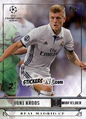 Cromo Toni Kroos - UEFA Champions League Showcase 2016-2017 - Topps