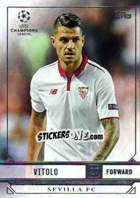 Sticker Vitolo - UEFA Champions League Showcase 2016-2017 n. 164 - Topps