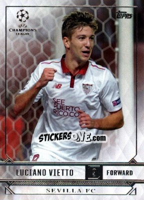 Sticker Luciano Vietto - UEFA Champions League Showcase 2016-2017 n. 167 - Topps