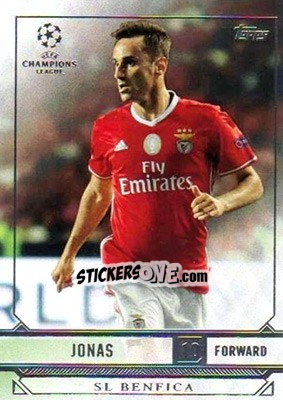 Cromo Jonas - UEFA Champions League Showcase 2016-2017 n. 170 - Topps