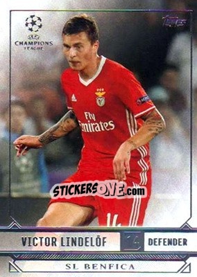 Sticker Victor Lindelof - UEFA Champions League Showcase 2016-2017 n. 174 - Topps