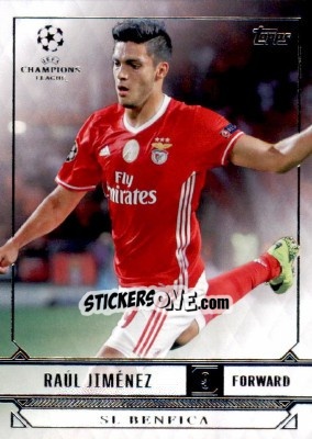 Sticker Raul Jimenez - UEFA Champions League Showcase 2016-2017 - Topps