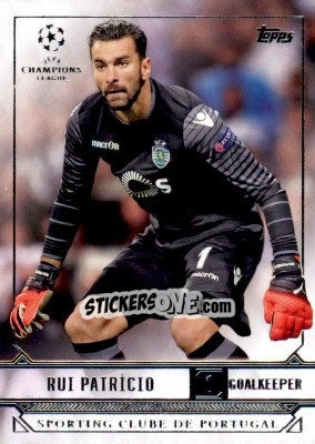 Sticker Rui Patricio - UEFA Champions League Showcase 2016-2017 - Topps