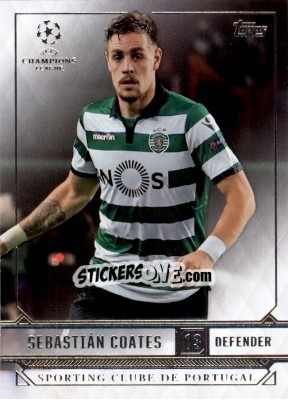 Sticker Sebastian Coates - UEFA Champions League Showcase 2016-2017 n. 178 - Topps