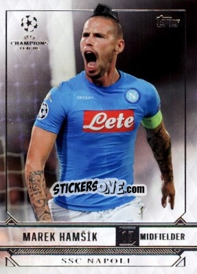 Cromo Marek Hamsik - UEFA Champions League Showcase 2016-2017 - Topps