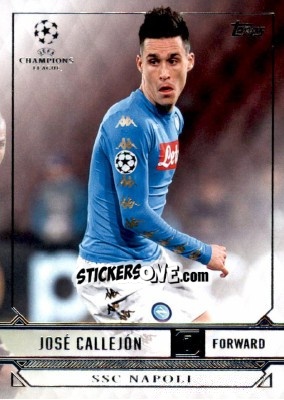Sticker Jose Callejon - UEFA Champions League Showcase 2016-2017 n. 186 - Topps