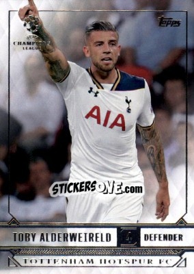 Sticker Toby Alderweireld - UEFA Champions League Showcase 2016-2017 n. 191 - Topps