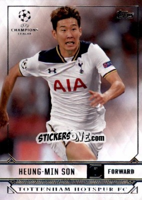 Sticker Heung-min Son - UEFA Champions League Showcase 2016-2017 n. 192 - Topps