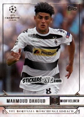 Sticker Mahmoud Dahoud - UEFA Champions League Showcase 2016-2017 n. 197 - Topps