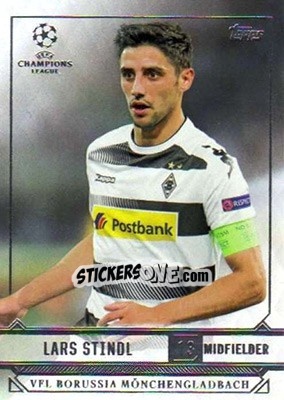 Sticker Lars Stindl - UEFA Champions League Showcase 2016-2017 n. 200 - Topps
