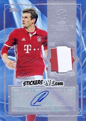 Sticker Thomas Muller - UEFA Champions League Showcase 2016-2017 n. AM-TM - Topps