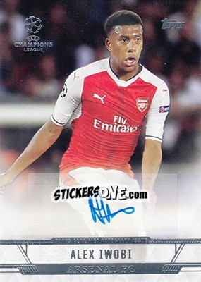 Sticker Alex Iwobi - UEFA Champions League Showcase 2016-2017 n. CLA-AI - Topps