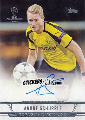 Cromo Andre Schurrle - UEFA Champions League Showcase 2016-2017 - Topps