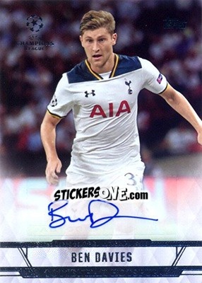 Sticker Ben Davies - UEFA Champions League Showcase 2016-2017 n. CLA-BD - Topps