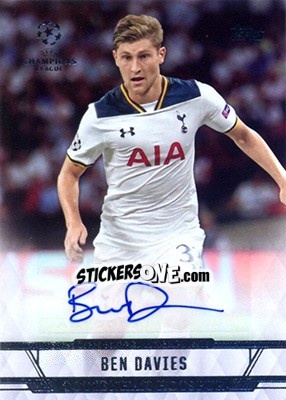 Figurina Ben Davies - UEFA Champions League Showcase 2016-2017 - Topps