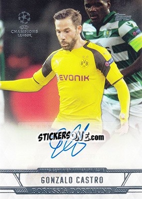 Cromo Gonzalo Castro - UEFA Champions League Showcase 2016-2017 - Topps