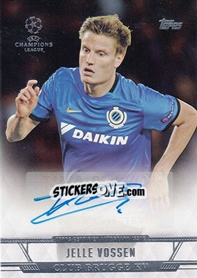 Sticker Jelle Vossen - UEFA Champions League Showcase 2016-2017 n. CLA-JVO - Topps