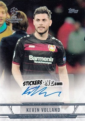 Sticker Kevin Volland - UEFA Champions League Showcase 2016-2017 - Topps