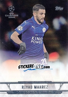 Figurina Riyad Mahrez - UEFA Champions League Showcase 2016-2017 - Topps