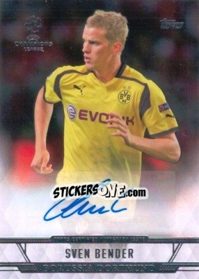 Sticker Sven Bender - UEFA Champions League Showcase 2016-2017 n. CLA-SB - Topps
