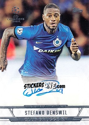 Sticker Stefano Denswil - UEFA Champions League Showcase 2016-2017 n. CLA-SD - Topps
