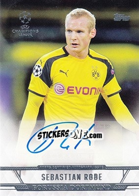 Sticker Sebastian Rode - UEFA Champions League Showcase 2016-2017 n. CLA-SR - Topps