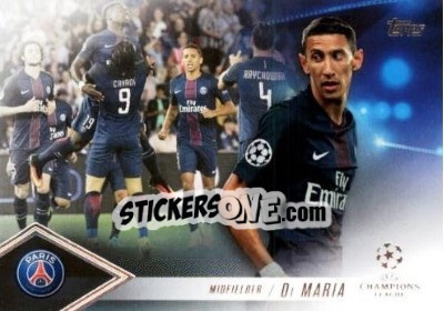 Cromo Angel Di Maria - UEFA Champions League Showcase 2016-2017 - Topps