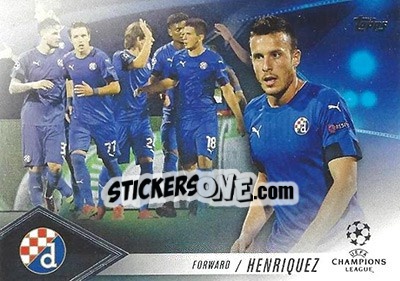 Sticker Angelo Henriquez - UEFA Champions League Showcase 2016-2017 n. CP-AHE - Topps