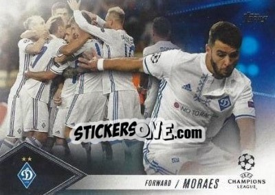 Sticker Junior Moraes - UEFA Champions League Showcase 2016-2017 n. CP-JM - Topps
