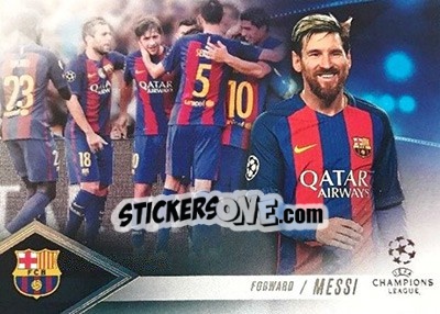Sticker Lionel Messi - UEFA Champions League Showcase 2016-2017 n. CP-LM - Topps