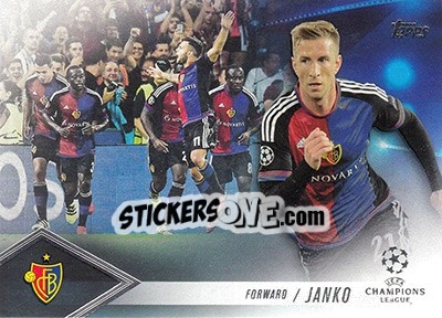 Sticker Marc Janko - UEFA Champions League Showcase 2016-2017 n. CP-MJ - Topps