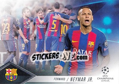 Cromo Neymar Jr - UEFA Champions League Showcase 2016-2017 - Topps