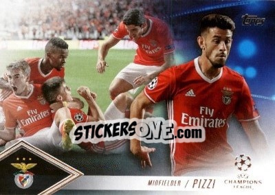 Figurina Pizzi - UEFA Champions League Showcase 2016-2017 - Topps