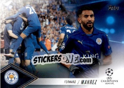 Figurina Riyad Mahrez - UEFA Champions League Showcase 2016-2017 - Topps