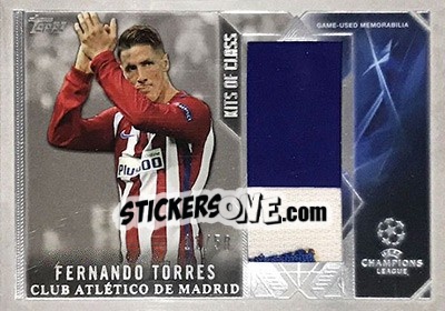 Sticker Fernando Torres - UEFA Champions League Showcase 2016-2017 n. KC-FT - Topps