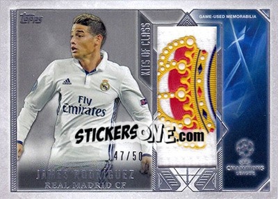 Sticker James Rodriguez - UEFA Champions League Showcase 2016-2017 n. KC-JR - Topps