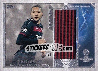Sticker Jonathan Tah - UEFA Champions League Showcase 2016-2017 n. KC-JT - Topps
