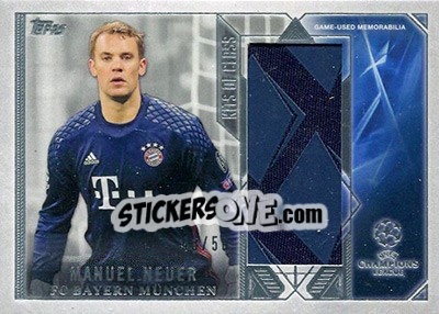Sticker Manuel Neuer - UEFA Champions League Showcase 2016-2017 n. KC-MN - Topps