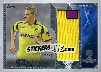 Sticker Sven Bender - UEFA Champions League Showcase 2016-2017 n. KC-SB - Topps