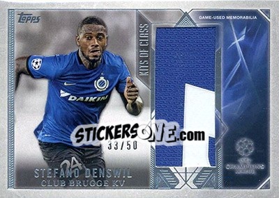 Sticker Stefano Denswil - UEFA Champions League Showcase 2016-2017 n. KC-SD - Topps
