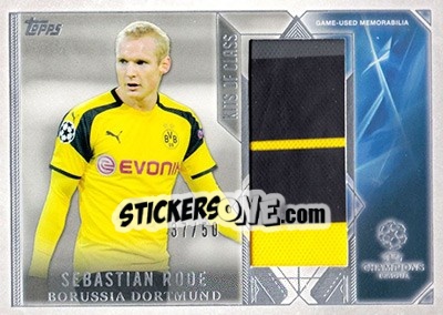 Sticker Sebastian Rode - UEFA Champions League Showcase 2016-2017 n. KC-SR - Topps