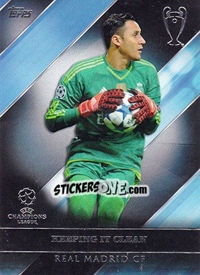 Sticker Keylor Navas - UEFA Champions League Showcase 2016-2017 n. RM-3 - Topps